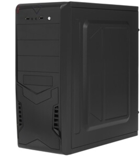 Компьютерный корпус Miditower ExeGate EX280386RUS CP-604 Black, ATX, (CP350W, 80мм), 2хUSB, Audio