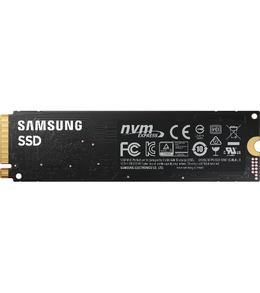 Накопитель SSD Samsung 980, 1000Gb, PCIe 3.0 x4, M.2 2280, NVMe, R/W 3500/3000