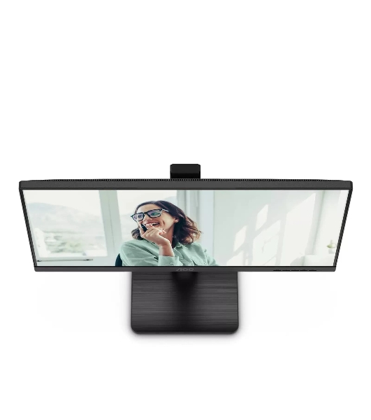 Монитор 27' AOC Q27P3CV IPS 2560x1440, 75 Гц, 4 мс, 16:9, 350 кд/м², 2xHDMI 1.4, DisplayPort 1.2, USB-концентратор (4x USB 3.0), 2.5 Gigabit Ethernet, встроенные динамики, черный