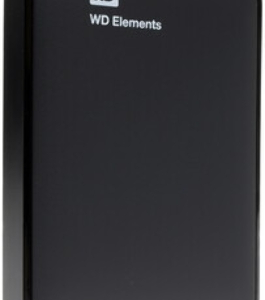 Внешний HDD 2.5' Western Digital Elements Portable, 4TB, USB 3.2 Gen 1 Type-A, 5400 rpm, черный