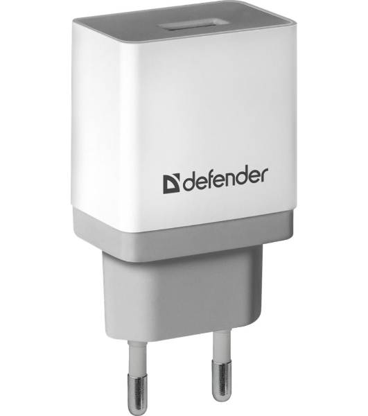 Сетевой адаптер питания Defender 1xUSB, 5V/2.1А, белый (UPA-21)