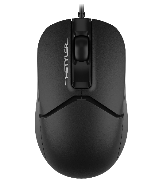 Мышь проводная A4Tech Fstyler FM12S черный, 1200 dpi, USB, кнопки - 3