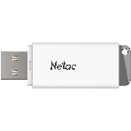 Флешка USB Netac U185 (NT03U185N-008G-20WH), 8Gb, USB 2.0, R/W 25/10, белый/серый, фото2