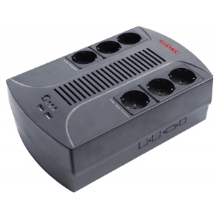 Источник бесперебойного питания ИБП Info PDU 600В.А Schuko (6) USB для зарядки (2) USB + RJ11 DKC INFOPDU600