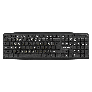 Клавиатура проводная ExeGate LY-331S (EX293971RUS), USB, черный