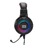 Гарнитура ExeGate Gaming HS-520G чёрный, проводная, 2 x mini jack 3.5 мм + USB, подсветка, регулятор громкости, фото8