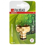 Адаптер латунный Palisad 1', внутренняя резьба, фото 1