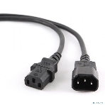 Кабель питания Cablexpert PC-189-1-1, 1.8м, C14- C19, 3x1кв.мм, черный, с заземлением, фото3