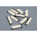 Разъем FPC Half Coverage Bottom Contact 1.0K-BX-12PWB 12 pin высота 2мм шаг 1мм 10 шт, фото 1