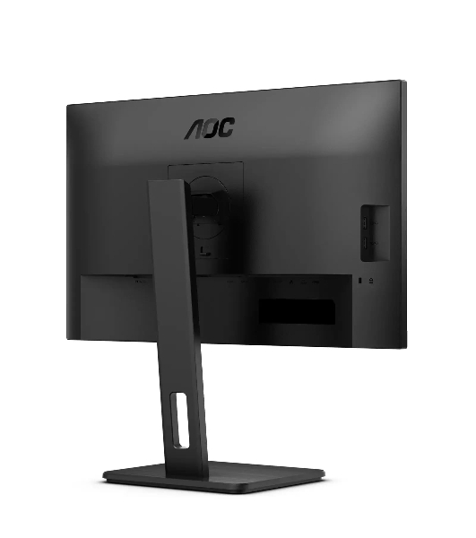 Монитор 27' AOC Q27P3CV IPS 2560x1440, 75 Гц, 4 мс, 16:9, 350 кд/м², 2xHDMI 1.4, DisplayPort 1.2, USB-концентратор (4x USB 3.0), 2.5 Gigabit Ethernet, встроенные динамики, черный