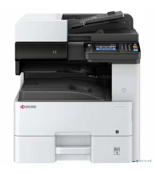 МФУ лазерное Kyocera M4125idn (Азия, аналог 1102P23NL0) (принтер/сканер/копир, A3, 25/12(A4/A3) стр/мин, 1200x1200 dpi, 1 Гб, USB 2.0, Network, HyPAS, лоток 500 л., Duplex, старт.тонер 3000 стр. Орг. тонер Tk-6110)