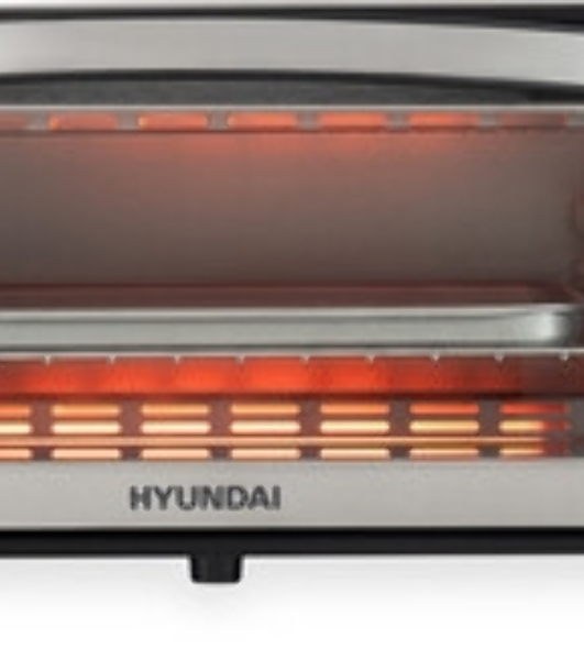 Мини-печь Hyundai MIO-HY071 9 л, 800 Вт, серебристый