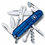 Нож перочинный Victorinox Climber (1.3703.T2) 91мм 14функций синий полупрозрачный карт.коробка, фото 1