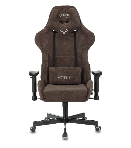 Кресло Бюрократ VIKING KNIGHT LT10 FABRIC коричневый, ткань, 120 кг, механизм качания