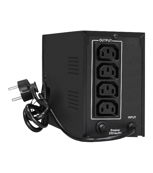 Источник бесперебойного питания ExeGate EX292775RUS Power Smart ULB-800.LCD.AVR.4C13 800VA/480W, LCD, AVR, 4*C13, металлический корпус, черный