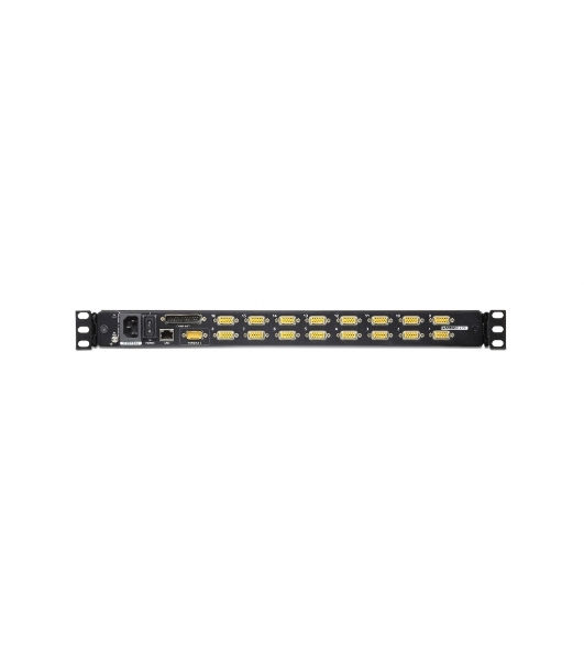 Переключатель KVM 16-портовый IP с ЖК-дисплеем Slideaway/ATEN SINGLE RAIL 16P PS/2-USB LCDKVMP 19INCH WIH IP