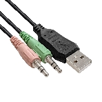 Гарнитура ExeGate Gaming HS-520G чёрный, проводная, 2 x mini jack 3.5 мм + USB, подсветка, регулятор громкости, фото7