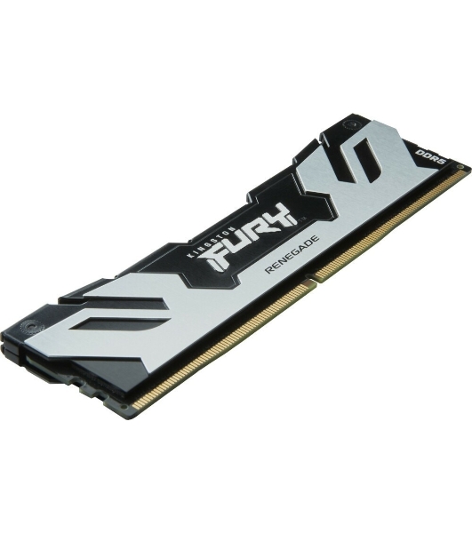 Оперативная память Kingston Fury Renegade, DDR5, 48Gb (1x48GB), 6000MHz, CL32, DIMM, с радиатором, серебристый