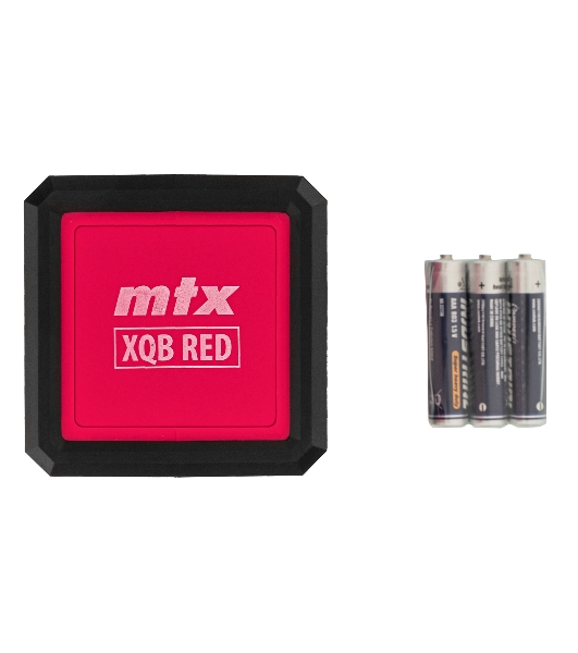 Лазерный уровень MTX XQB RED Basic SET, 10 м, красный луч, батарейки, резьба 1/4'