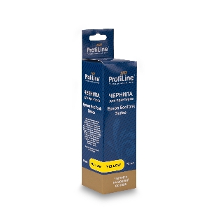 Чернила ProfiLine для принтеров Epson EcoTank 1810/2700/2710/2711/2712/2714/2715/2720/2726/2750/2810/2811/2812/2814/2815/2820/2821/2826/L3110/3111/3150/3160/3750/4156/L4150/4160/4700/4750/4800/6160/6170/6190/L6176/7700/7750/7160/7180/L7188/8500/8550/14150 на водной основе type-2 Yellow 70 мл