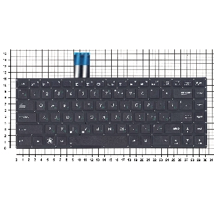 Клавиатура для ноутбука Asus K46 K46C черная