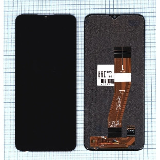 Дисплей (модуль) для Samsung Galaxy A03S SM-A037F в сборе с тачсркином (full size) черный