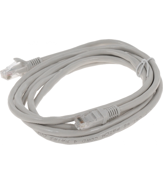 Патч-корд UTP Cablexpert PP6U-2M cat.6, 2м, литой, многожильный, серый