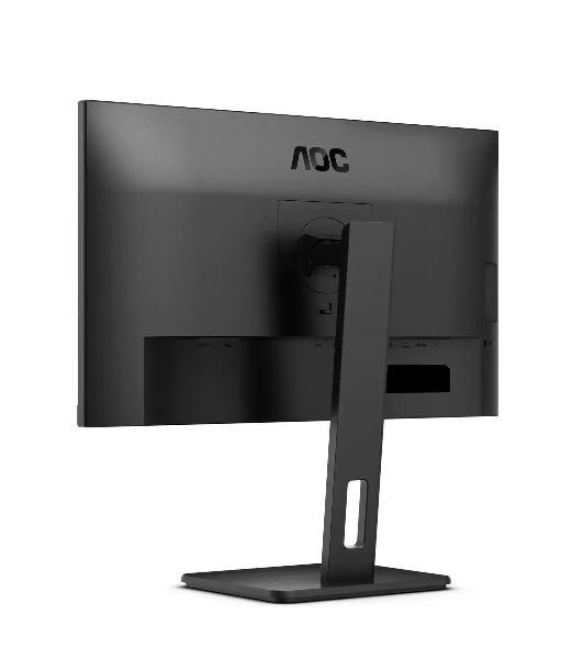 Монитор 27' AOC Q27P3CV IPS 2560x1440, 75 Гц, 4 мс, 16:9, 350 кд/м², 2xHDMI 1.4, DisplayPort 1.2, USB-концентратор (4x USB 3.0), 2.5 Gigabit Ethernet, встроенные динамики, черный