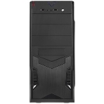 Компьютерный корпус Miditower ExeGate EX280387RUS CP-604 Black, ATX, (CP400W, 80мм), 2хUSB, Audio, фото5