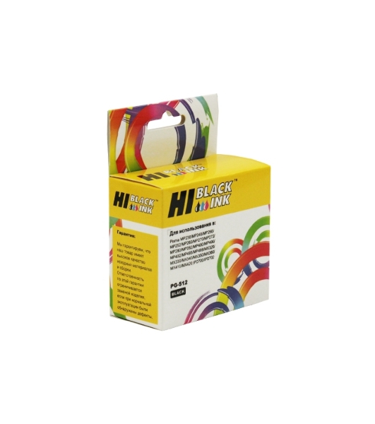 Картридж Canon PIXMA MP240/260/480 (Hi-Black) PG-512, BK      