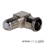 Переходник PROconnect гнездо F-гнездо TV угловой, фото5