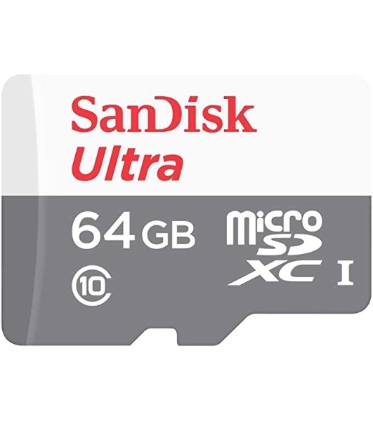 Флеш карта microSD 64Gb SanDisk microSDXC Class 10 Ultra UHS-I 100Mb/s