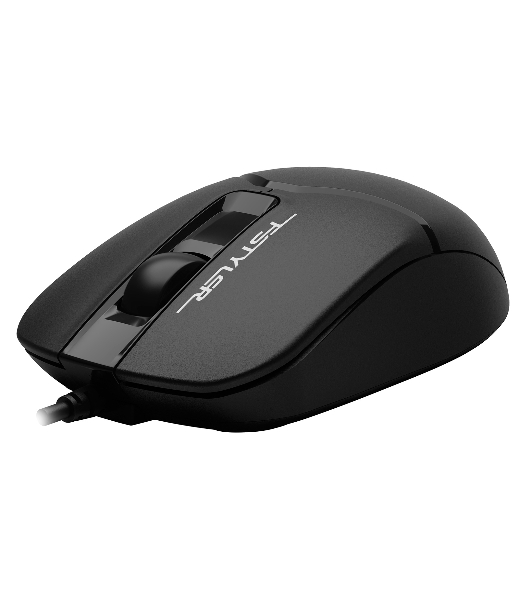 Мышь проводная A4Tech Fstyler FM12S черный, 1200 dpi, USB, кнопки - 3