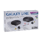 Плита настольная электрическая Galaxy Line GL3002 белый, 2.5 кВт, ТЭН, конфорки - 2, эмаль, поворотные переключатели, фото7