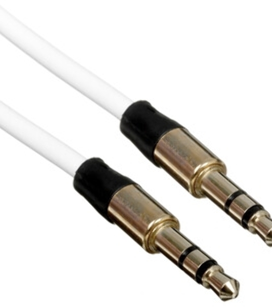 Кабель Cablexpert аудио 90˚ CCAB-01-35MML-1MW, 3.5 Jack (M)/3.5 Jack (M), белый, 1м, блистер
