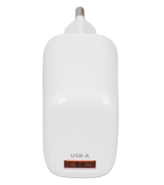 Сетевое зарядное устройство Buro BUWG1 3A QC белый