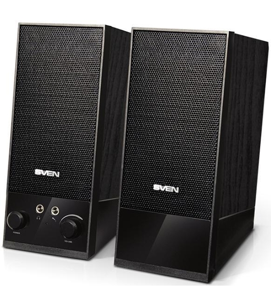 Акустическая система SVEN SPS-604 2.0 черный 4Вт