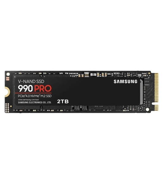 Накопитель SSD Samsung 990 PRO, 2Tb, PCIe 4.0 x4, M.2 2280, NVMe, R/W 7450/6900