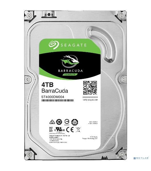 Жесткий диск Seagate Barracuda 3.5 4Tb 5400RPM OEM SATA 6Gb/S 256MB ST4000DM004