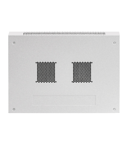 Шкаф телекоммуникационный 19' настенный 6U ExeGate EC-WM-6U.450.M.GREY (19', 6U, 600x450x370 мм (ШхГхВ), передняя дверь металл, съемные боковые панели, пыле- и влагозащита IP23, светло-серый RAL 7035)