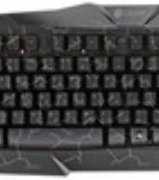 Комплект клавиатура+мышь Oklick HS-HKM100G проводной, USB, 2400 DPI, чёрный