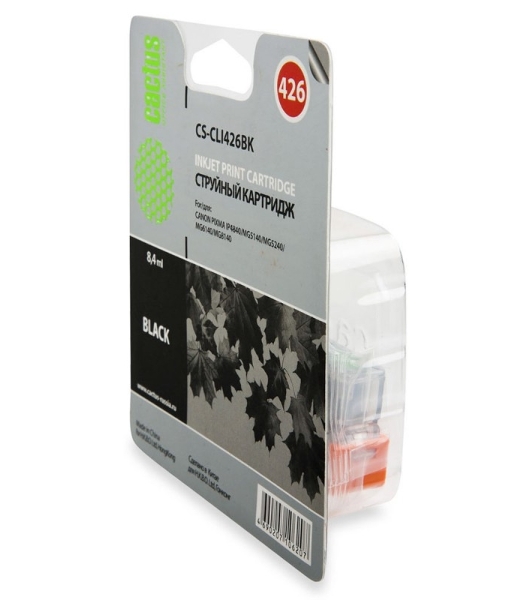 Картридж струйный Cactus CS-CLI426BK черный (8,4 мл.) для Canon MG5140/5240/6140/8140/MX884