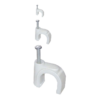 Скоба креп. круглая R6 (уп. 100 шт) IEK USK11-06-100