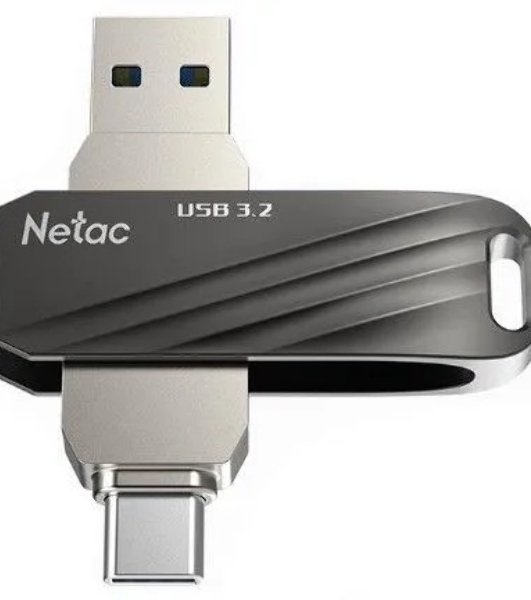 Флешка USB Netac US11 128Gb USB 3.0+TypeC Dual Flash