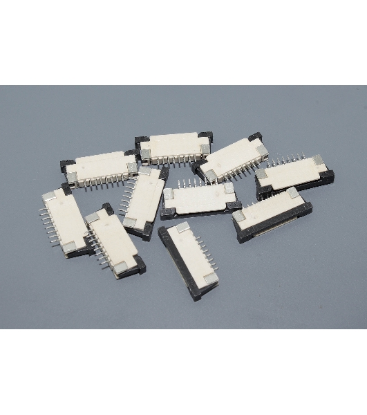 Разъем FPC Half Coverage Bottom Contact 1.0K-BX-8PWB 8 pin высота 2мм шаг 1мм 10 шт