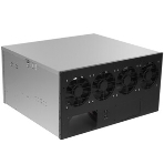 Корпус для майнинга ExeGate EX270771RUS Pro 8-430 (без БП, 2хUSB, 4хfan 120мм, места под: 8 видеокарт, 2 БП), фото7