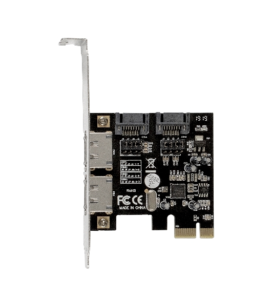 Контроллер ExeGate EXE-501 PCI-E 2.0, SATA3 6Gb/s, 2 int+2 ext (OEM)