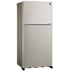 Холодильник Sharp SJ-XG60PMBE бежевый двухкамерный 422/178 л морозилка сверху, No Frost, фото 1