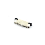 Разъем FPC Half Coverage Bottom Contact 0.8K-BX-10PWB 10 pin высота 2мм шаг 0,8мм, фото 1