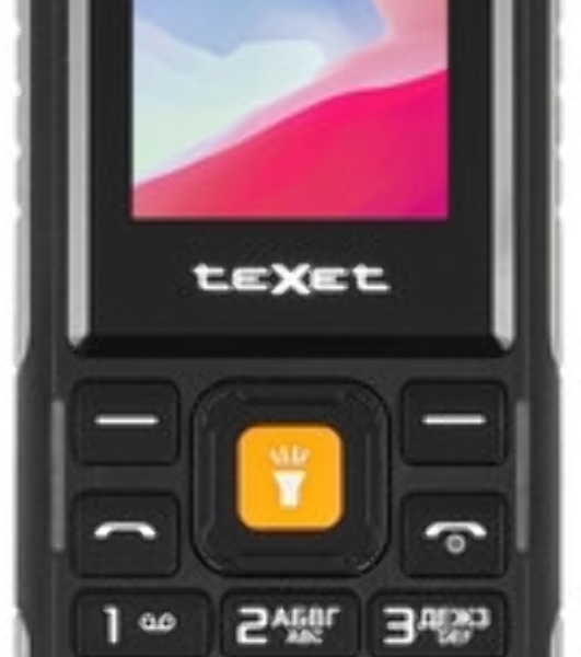Мобильный телефон teXet TM-D400 черный